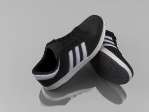 zapatos casuales bajo poli Modelo 3D