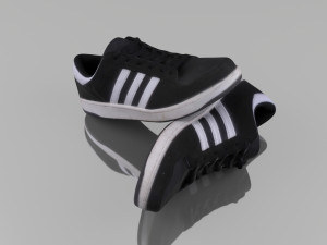 casual shoes low poly 3D Модель