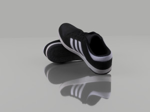casual shoes low poly 3D Модель