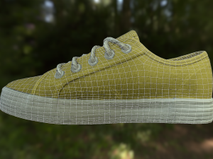 pair of shoes low poly 3D 모델