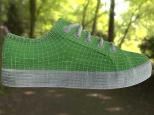 pair of summer shoes low poly 3D 모델