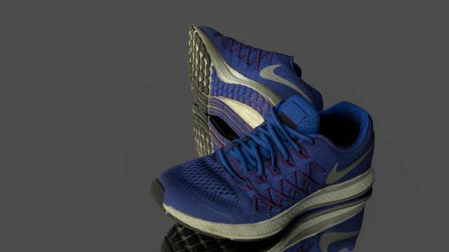 pair of sneaker shoes Modelo 3D .c4d .max .obj .3ds .fbx .stl .blend 