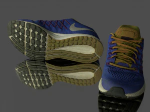 pair of sneaker shoes 3D Model