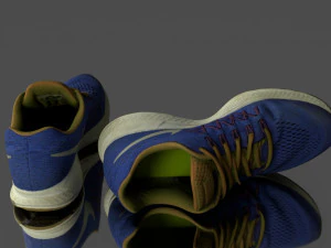 pair of sneaker shoes 3D Model