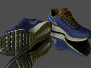 pair of sneaker shoes 3D Model