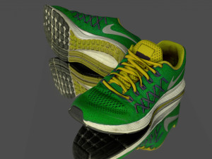pair of sneaker shoes Modello 3D