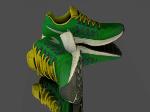 pair of sneaker shoes 3D Модель
