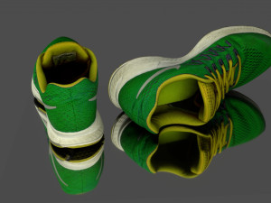 pair of sneaker shoes 3D Модель