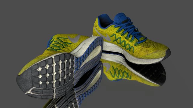 pair of sneakers 3D Model .c4d .max .obj .3ds .fbx .stl .blend 