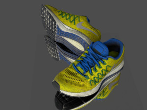 pair of sneakers 3D Модель
