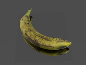 banana low poly 3D Modell