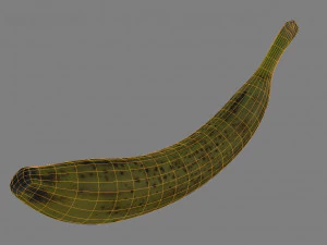 banana low poly 3D Model