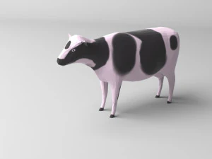 pack of 9 low poly animals 3D Model
