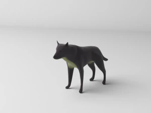 pack of 9 low poly animals 3D Model