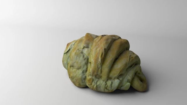croissant low poly 3D Model .c4d .max .obj .3ds .fbx .stl .blend 