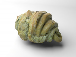 croissant low poly 3D 模型