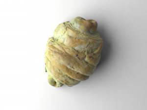 croissant low poly 3D 模型