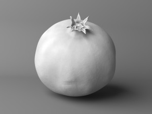 pomegranate low poly 3D-Modell