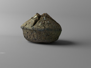 little bread low poly Modèle 3D