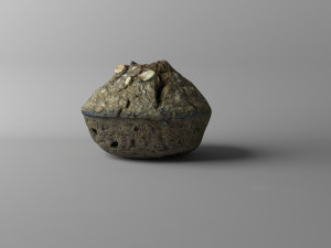 little bread low poly Modèle 3D