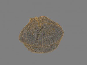 little bread low poly 3D Model