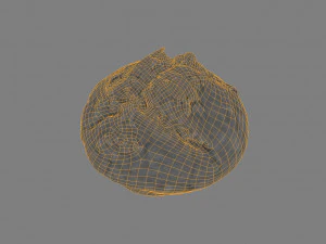 little bread low poly 3D Model