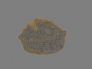 little bread low poly Modèle 3D
