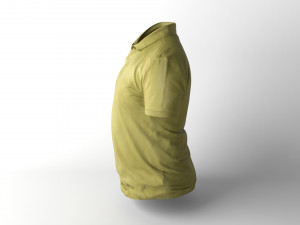 t-shirt low poly Modelo 3D