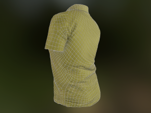 t-shirt low poly Modelo 3D
