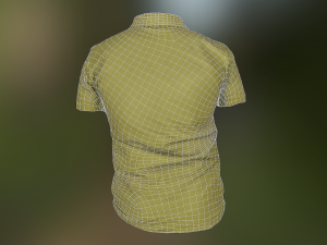t-shirt low poly Modelo 3D