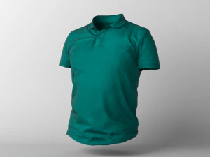 camiseta baja poli Modelo 3D