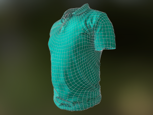 t-shirt low poly 3D Model