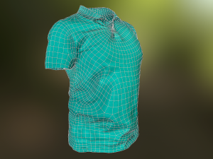 t-shirt low poly 3D Model