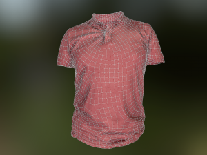 t-shirt low poly 3D Модель