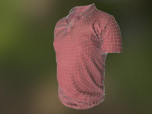 t-shirt low poly 3D Model