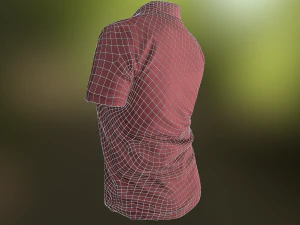 t-shirt low poly 3D Model