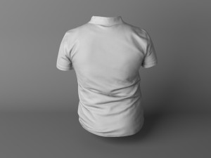 t-shirt low poly 3D-Modell
