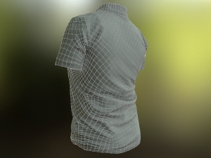 t-shirt low poly 3D-Modell