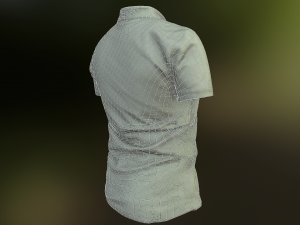 t-shirt low poly 3D-Modell