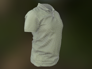 t-shirt low poly 3D-Modell