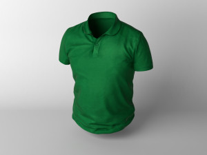 t-shirt low poly Model 3D