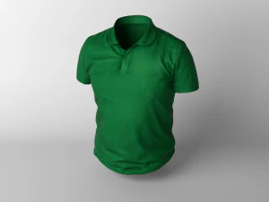 tee shirt low poly Modèle 3D