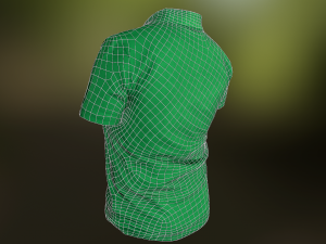 t-shirt low poly Modelo 3D
