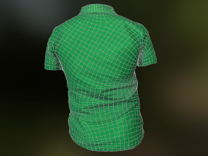 t-shirt low poly Modelo 3D