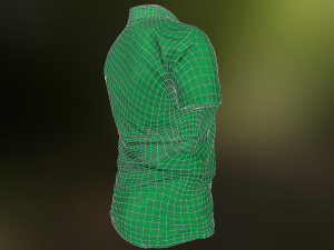 t-shirt low poly Modelo 3D