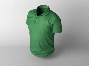 camiseta low poly Modelo 3D