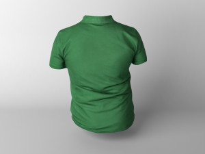 t-shirt low poly Modelo 3D