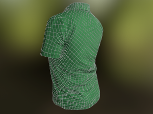 t-shirt low poly Modelo 3D