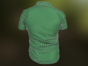 t-shirt low poly Modelo 3D