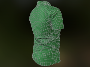 t-shirt low poly Modelo 3D
